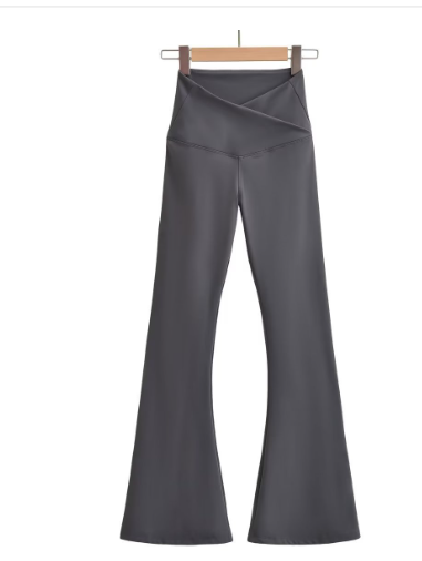 Nora High Waisted Crossover Leggings - STEP BACK LOOK IN LLC