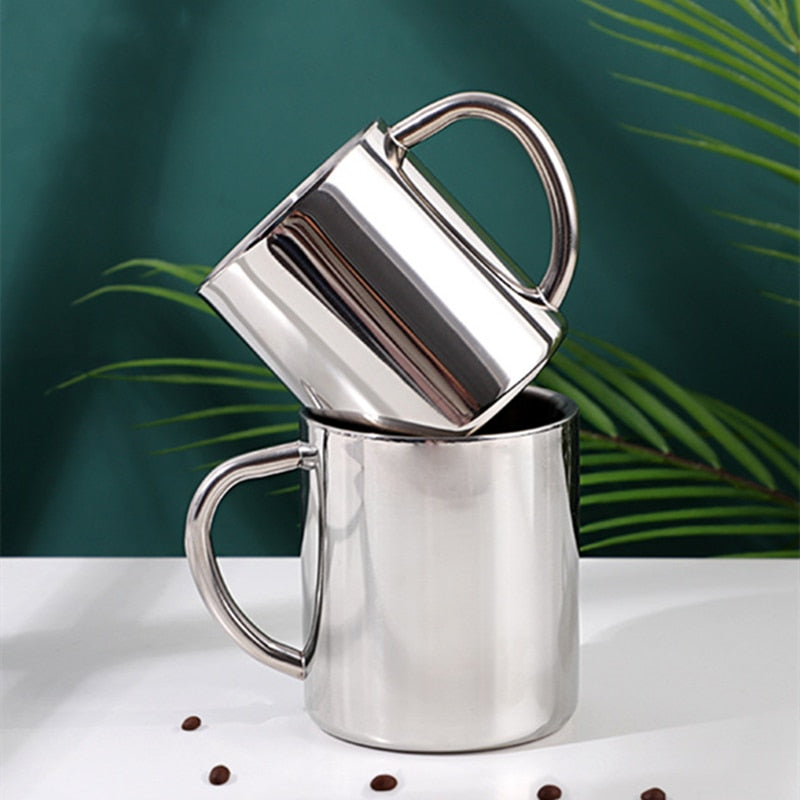 Double Wall Stainless Steel Coffee Mug - STEP BACK LOOK IN LLC