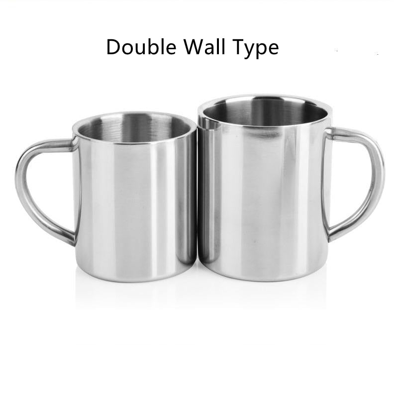 Double Wall Stainless Steel Coffee Mug - STEP BACK LOOK IN LLC