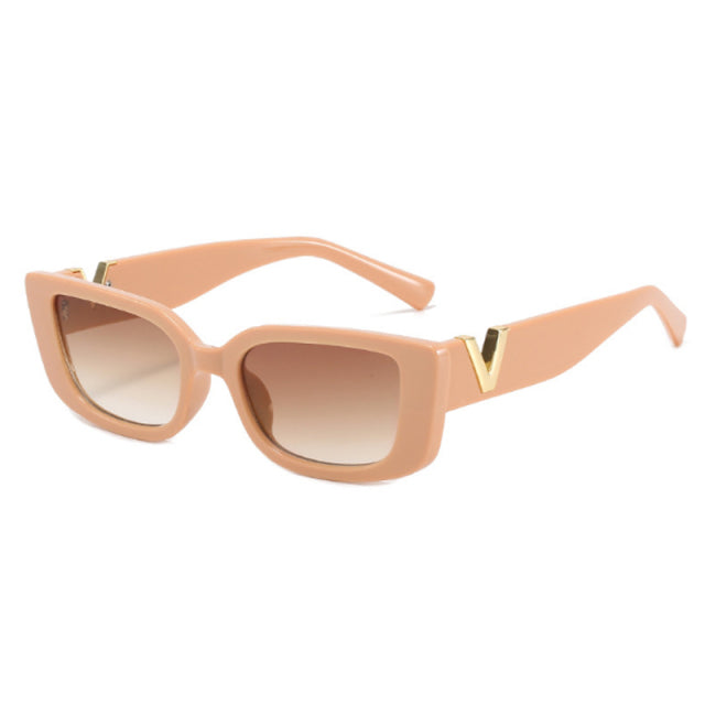 Rectangle Retro Sunglasses - STEP BACK LOOK IN LLC