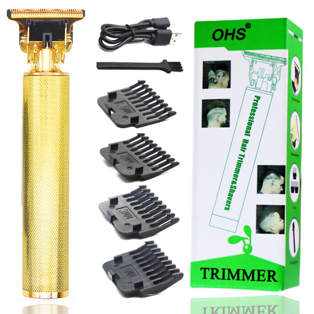 USB Vintage Electric Hair Trimmer - STEP BACK LOOK IN LLC