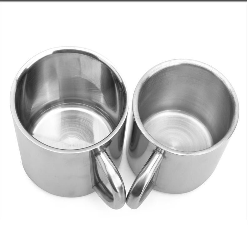 Double Wall Stainless Steel Coffee Mug - STEP BACK LOOK IN LLC