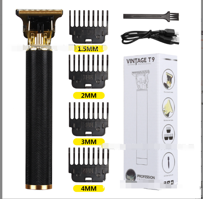 USB Vintage Electric Hair Trimmer - STEP BACK LOOK IN LLC
