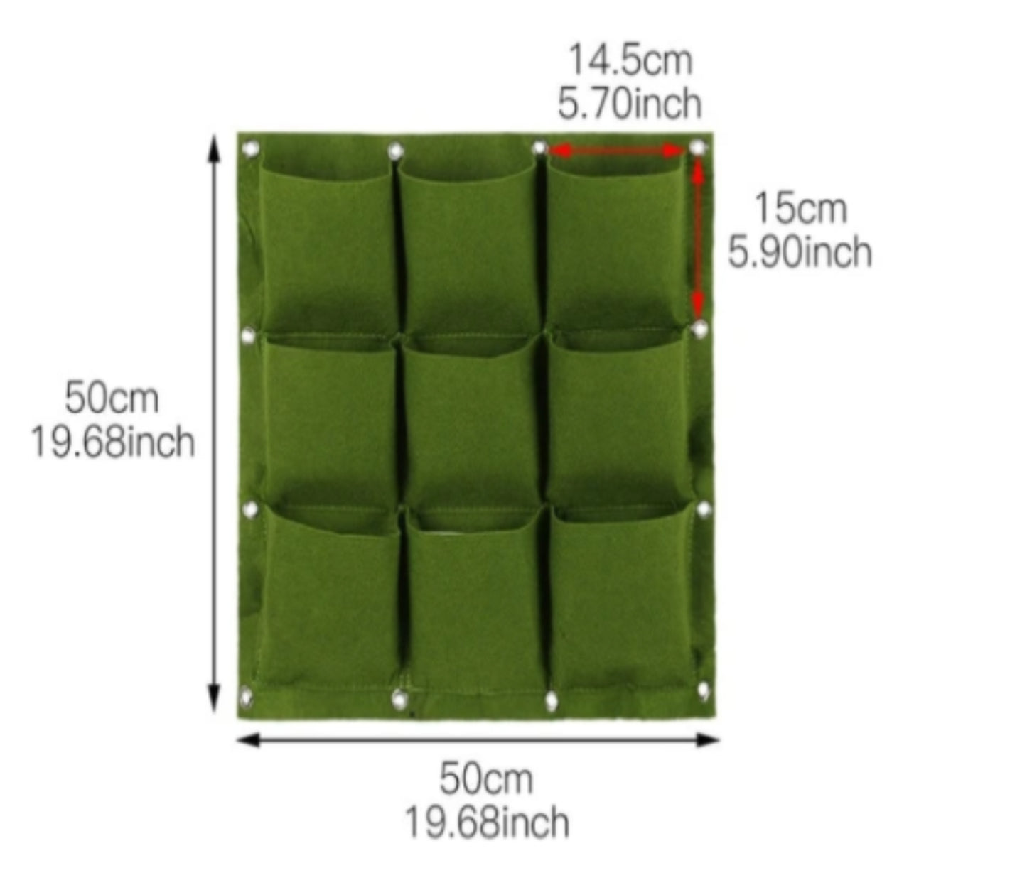 BSH? Vertical Hanging Growing Bag - STEP BACK LOOK IN LLC