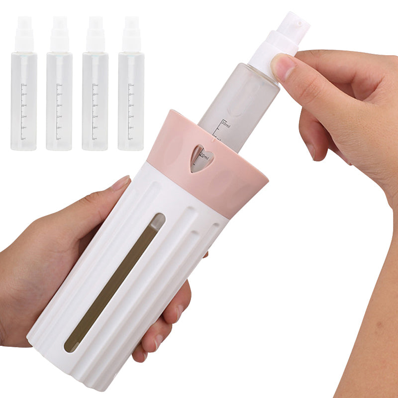 Travel Dispenser 4-In-1 Travel Bottle - STEP BACK LOOK IN LLC