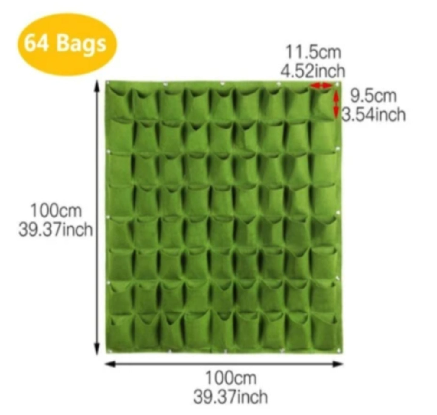 BSH? Vertical Hanging Growing Bag - STEP BACK LOOK IN LLC