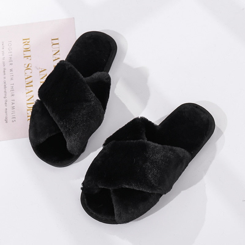 Cuddly Slippers - STEP BACK LOOK IN LLC