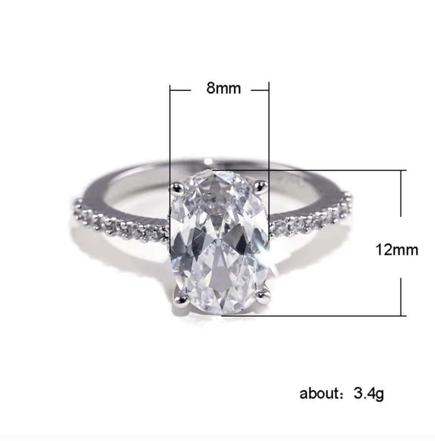 The Ivy Oval Cut Ring - STEP BACK LOOK IN LLC