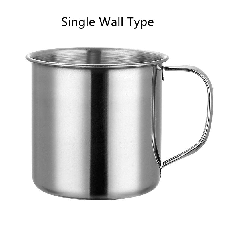 Double Wall Stainless Steel Coffee Mug - STEP BACK LOOK IN LLC