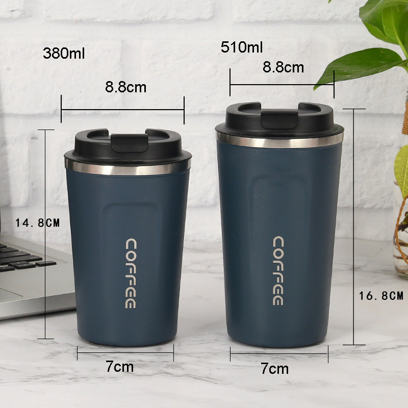 380/510ML 304 Stainless Steel Coffee Mugs Tumbler - STEP BACK LOOK IN LLC