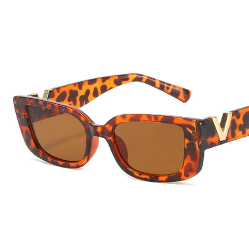 Rectangle Retro Sunglasses - STEP BACK LOOK IN LLC