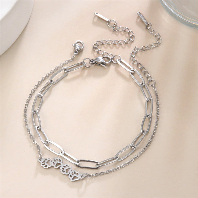 Animal Paw Hand Bracelet - STEP BACK LOOK IN LLC