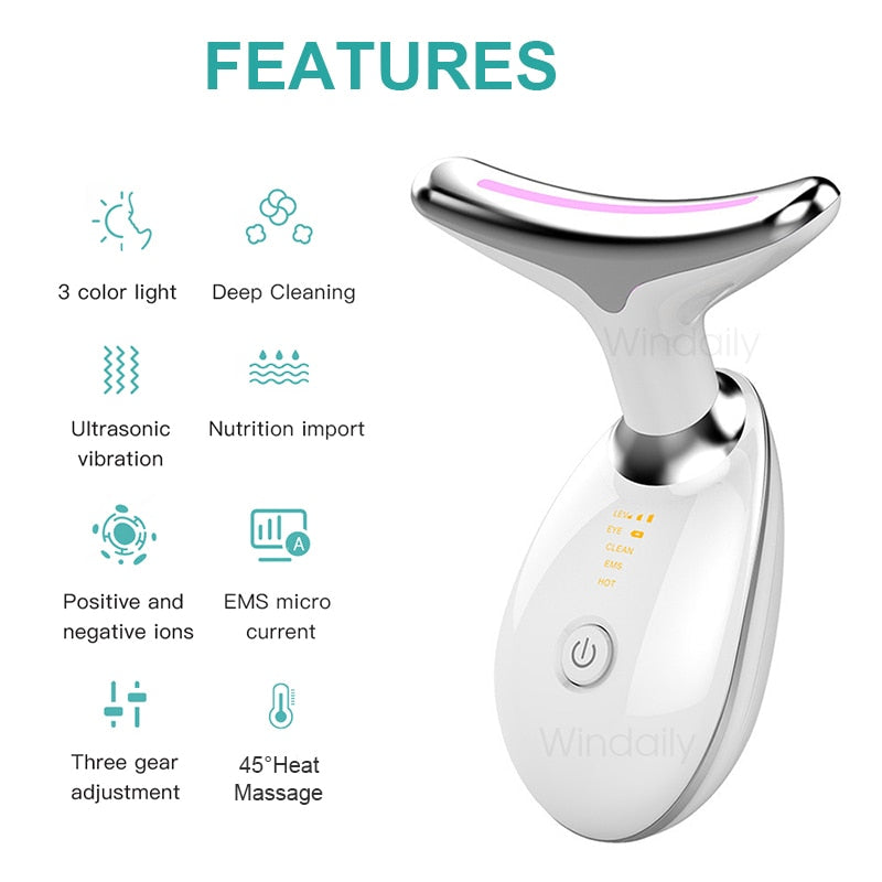 LED Neck Beauty Device - STEP BACK LOOK IN LLC