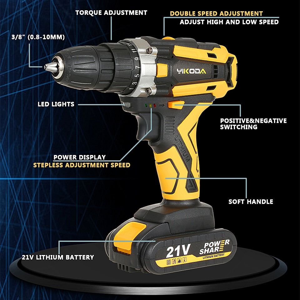 Rechargeable Eletric Screwdriver - STEP BACK LOOK IN LLC