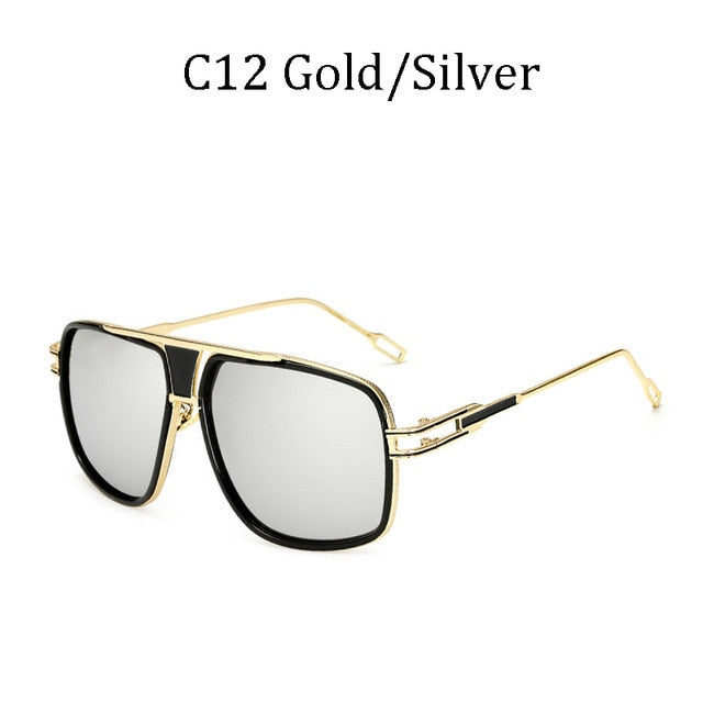 Classic Oversized Men Sunglasses - STEP BACK LOOK IN LLC