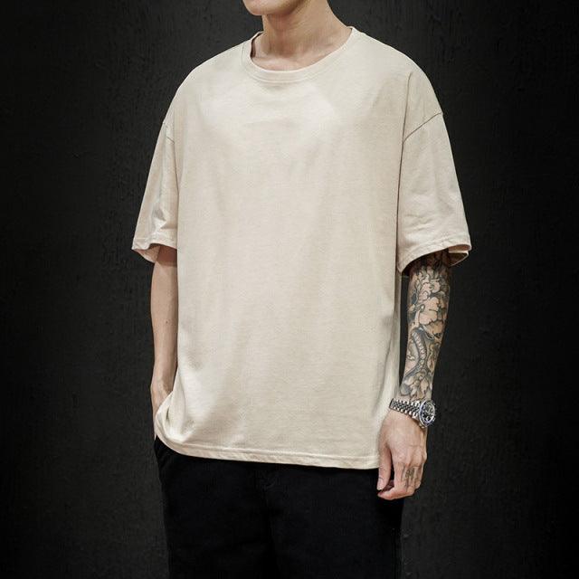 Summer Solid T-Shirt - STEP BACK LOOK IN LLC