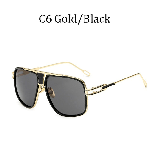 Classic Oversized Men Sunglasses - STEP BACK LOOK IN LLC