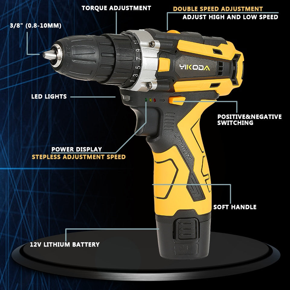 Rechargeable Eletric Screwdriver - STEP BACK LOOK IN LLC