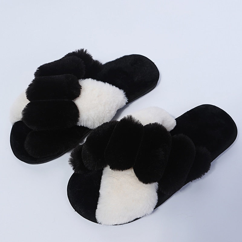 Cuddly Slippers - STEP BACK LOOK IN LLC