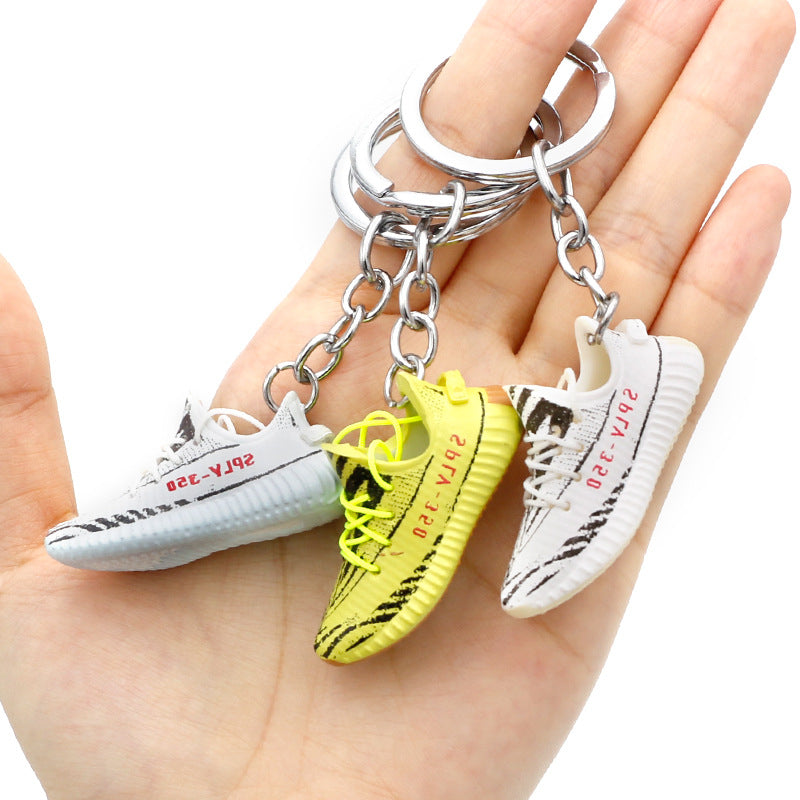 New Mini Sneakers Keychain Gift 3D Shoe - STEP BACK LOOK IN LLC