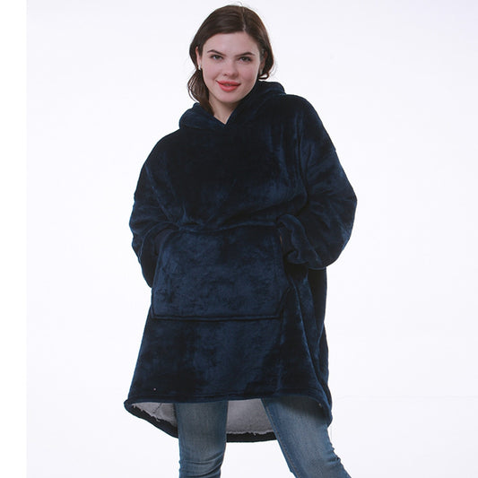 Large Hoodie Blanket With Sleeves - STEP BACK LOOK IN LLC