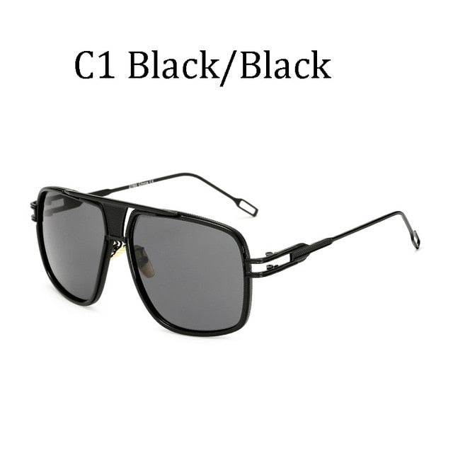 Classic Oversized Men Sunglasses - STEP BACK LOOK IN LLC