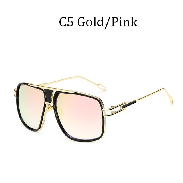 Classic Oversized Men Sunglasses - STEP BACK LOOK IN LLC