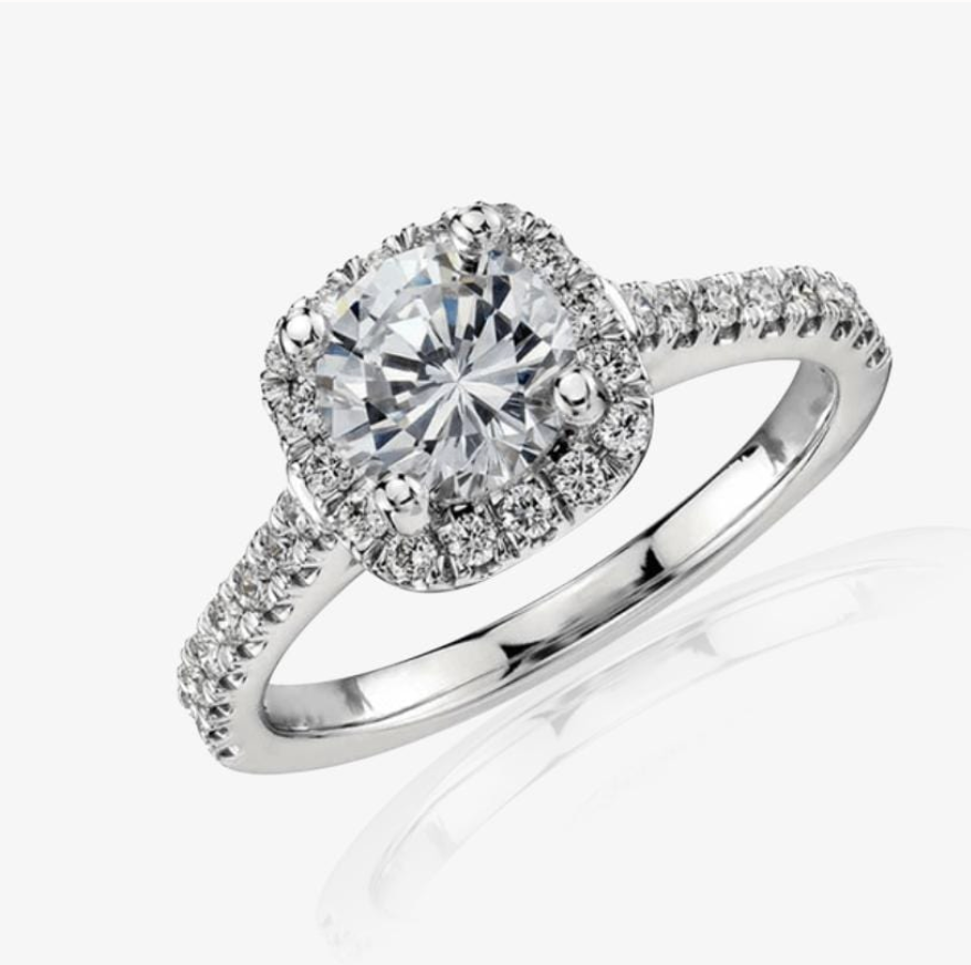 The Olivia Cushion Cut Ring - STEP BACK LOOK IN LLC