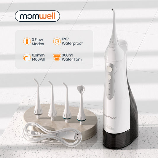 Oral Irrigator Water Flosser Portable Dental Water Jet 300ML - STEP BACK LOOK IN LLC