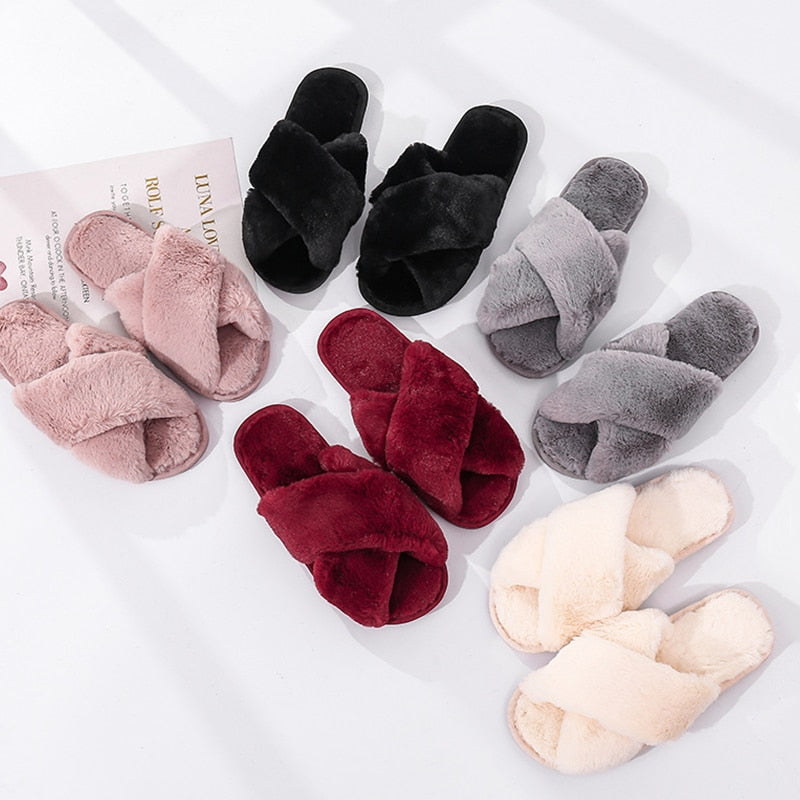 Cuddly Slippers - STEP BACK LOOK IN LLC