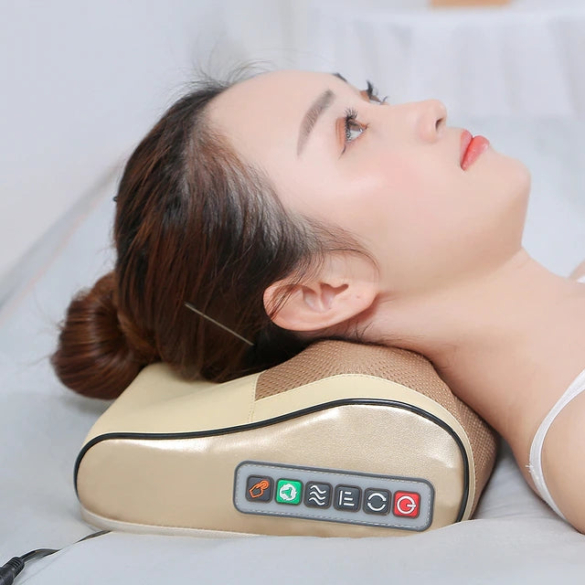 Electric Shiatsu Massage Pillow - STEP BACK LOOK IN LLC