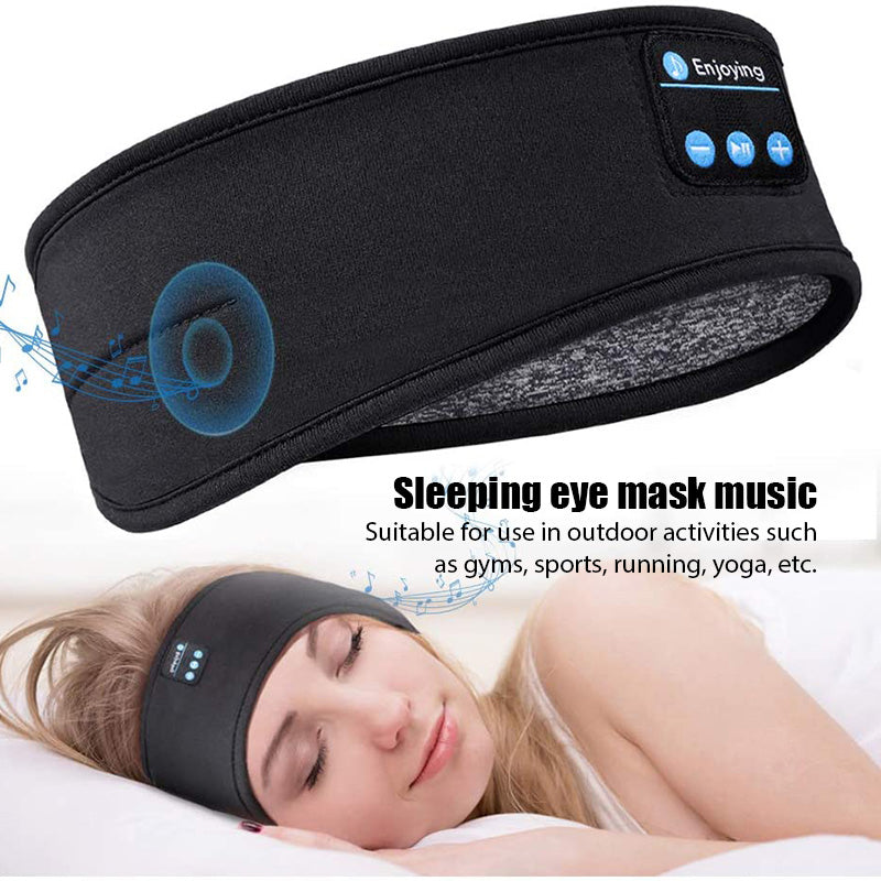 Bluetooth Headphones Soft Elastic Eye Mask - STEP BACK LOOK IN LLC
