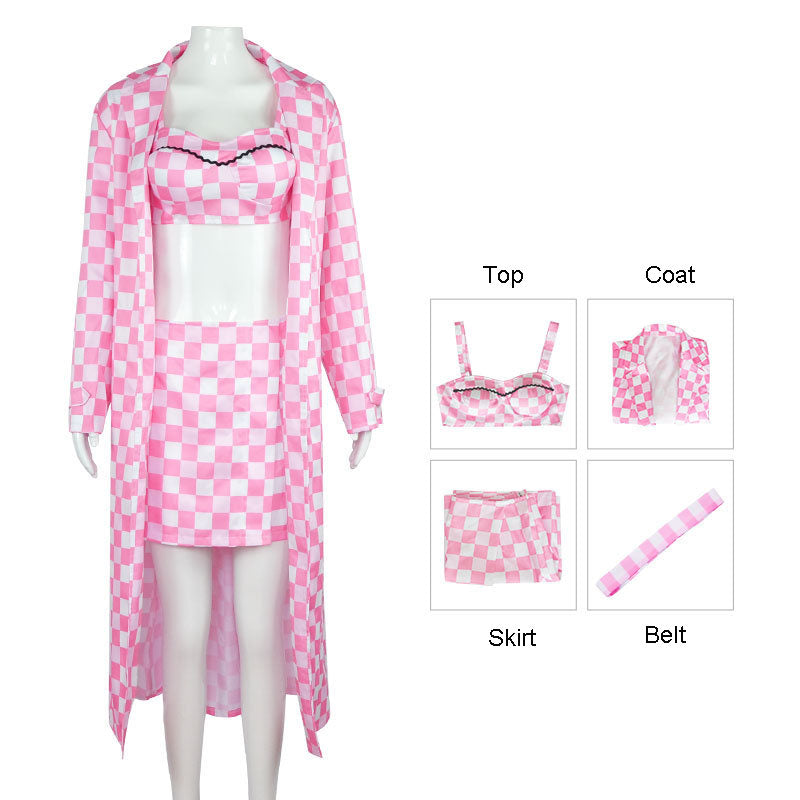Barbie Square Pattern Outfit - STEP BACK LOOK IN LLC