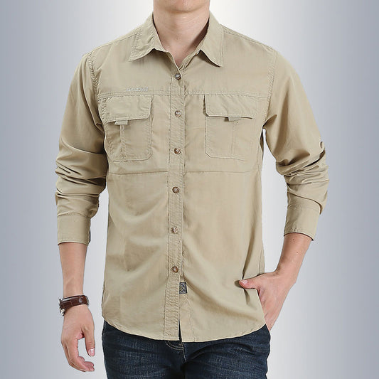 Men's Summer Shirt - STEP BACK LOOK IN LLC