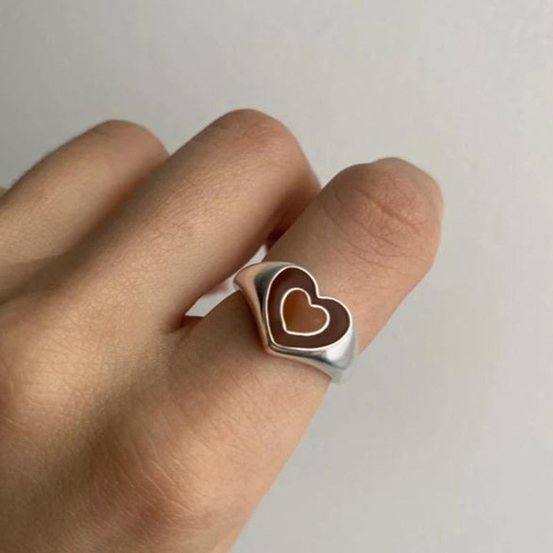 Creative Love Heart Ring - STEP BACK LOOK IN LLC