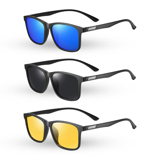 Men's Polarized Sunglasses - STEP BACK LOOK IN LLC